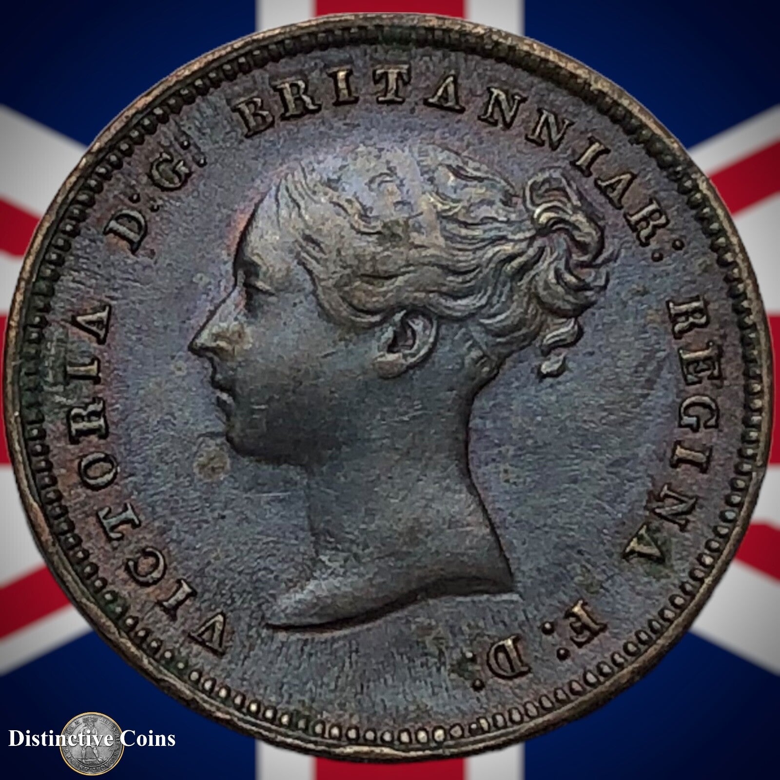 Great Britain 1844 Half Farthing 1/2 Penny GB3120