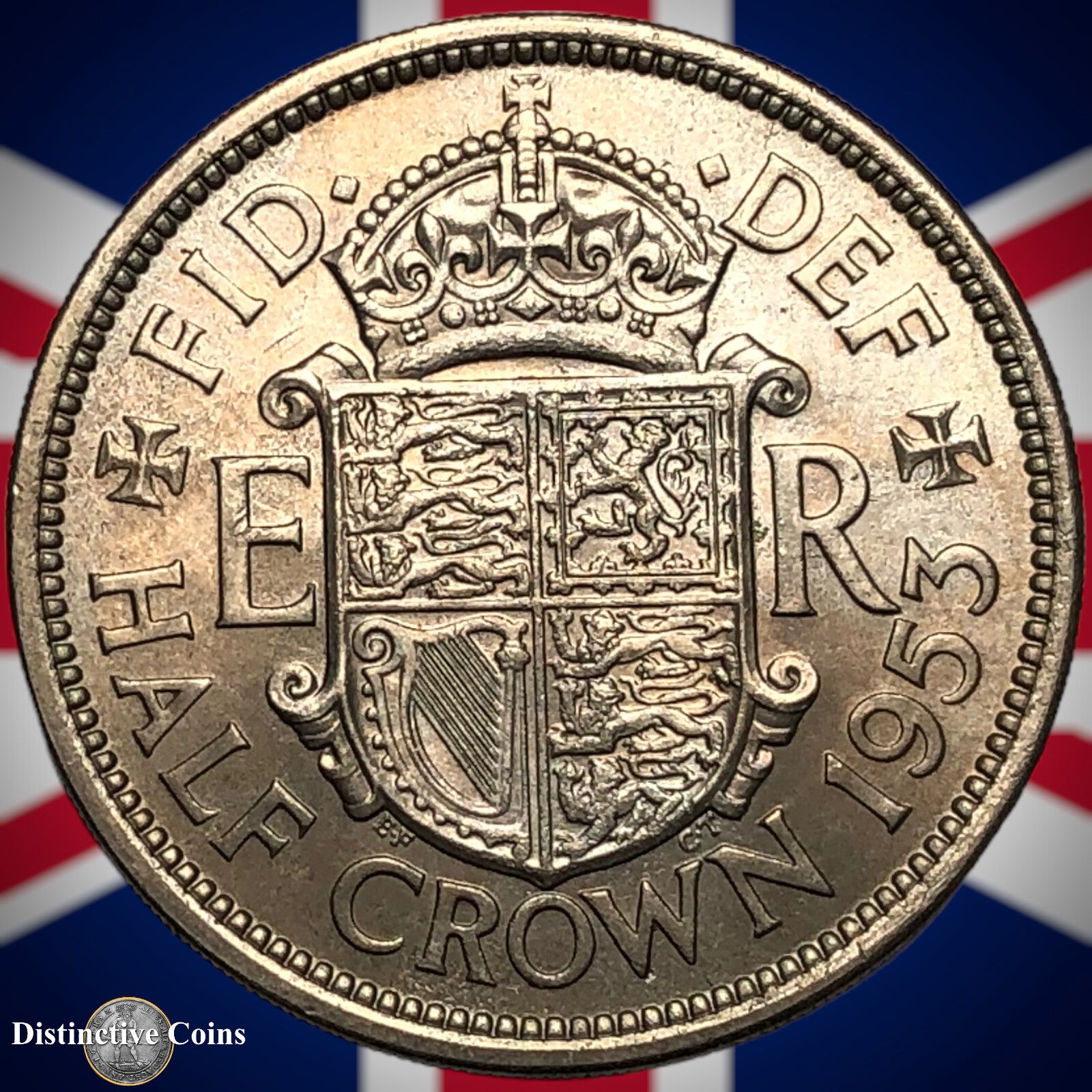 Great Britain 1953 Half Crown GB1360