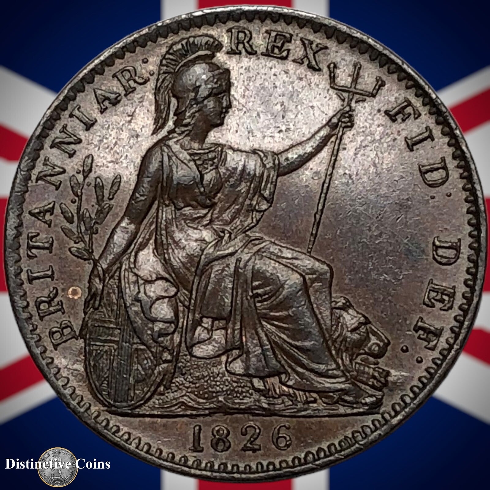 Great Britain 1826 Farthing 1/4d GB3329