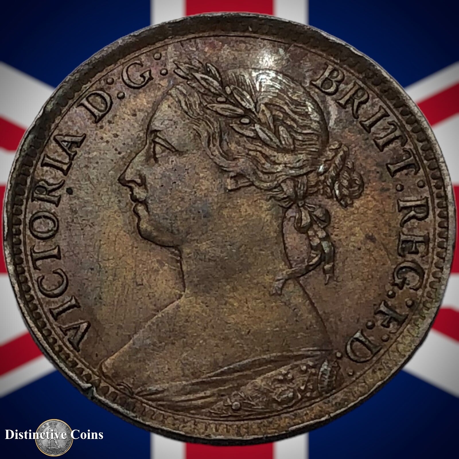 Great Britain 1884 Farthing 1/4d GB4072