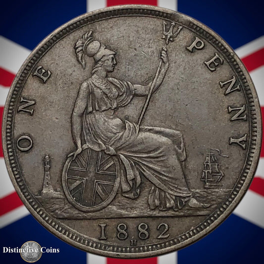 Great Britain 1882 H Penny 1d GB6434