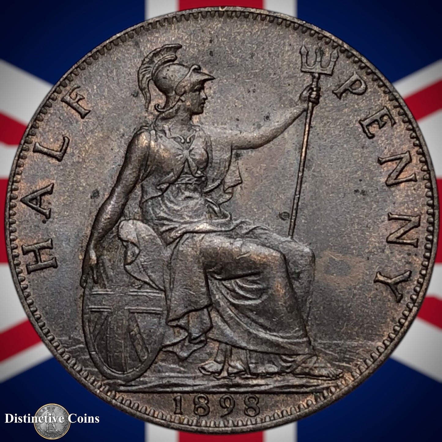 Great Britain 1898 Half Penny 1/2d GB5737