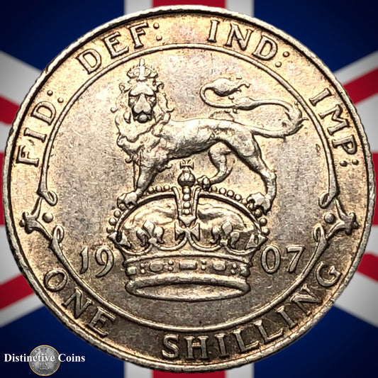Great Britain 1907 British One Shilling GB0847
