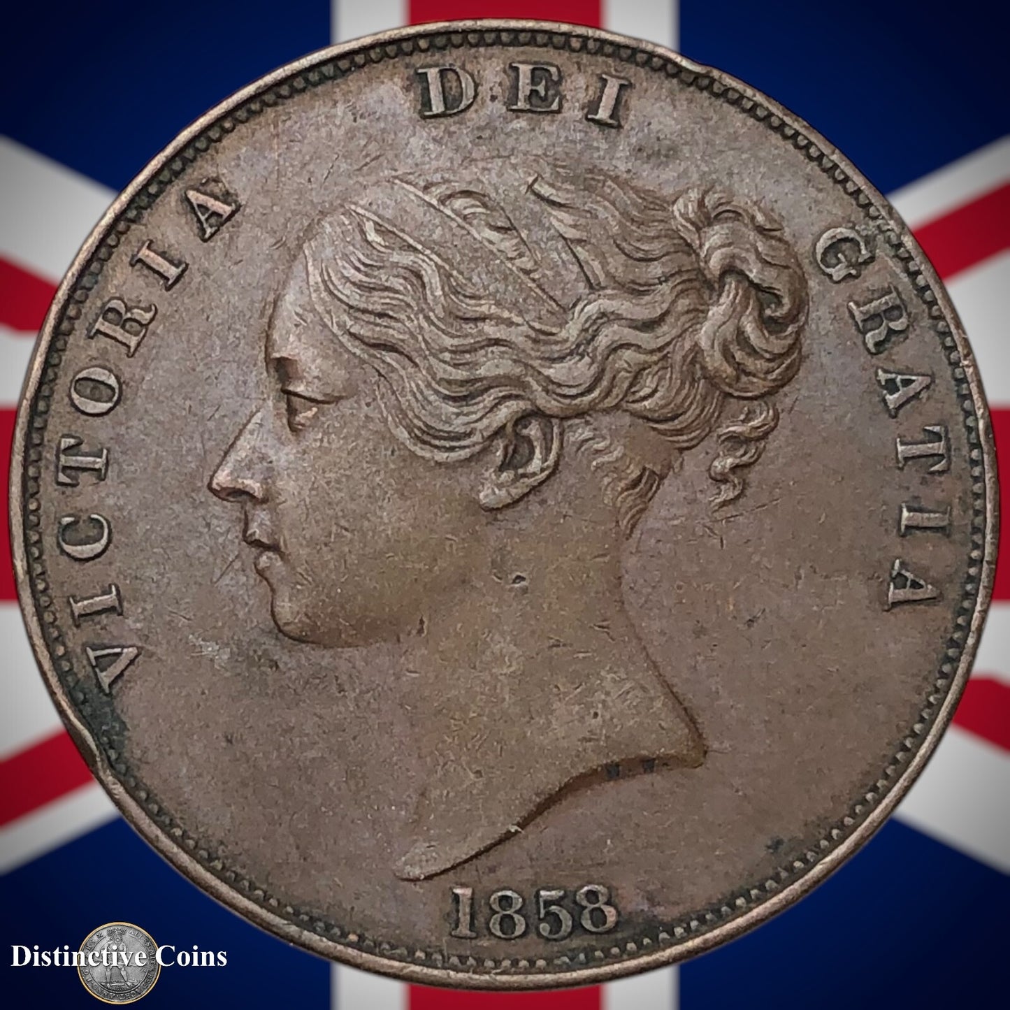 Great Britain 1858 Penny 1d GB6151