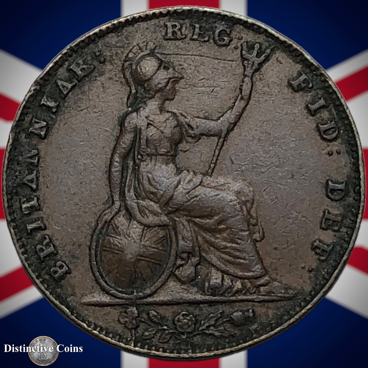 Great Britain 1853 Farthing 1/4d GB3441