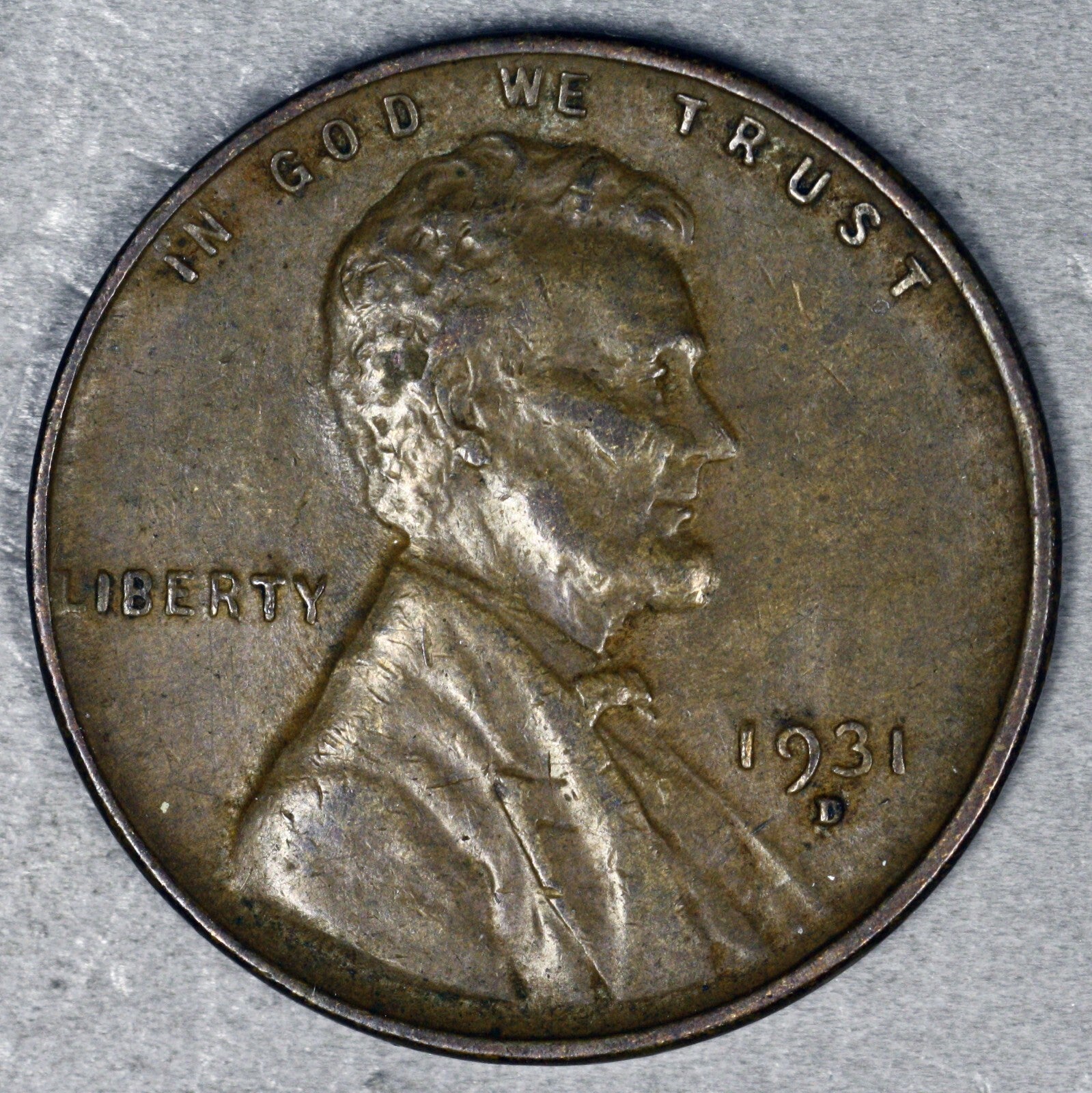 US 1931 D Lincoln Wheat Penny  A3288