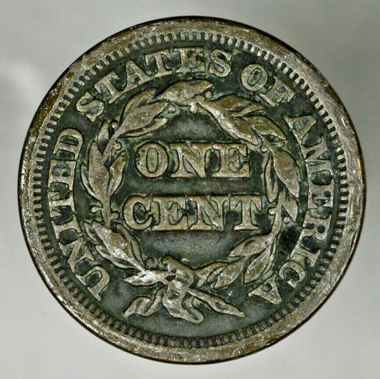 US 1847 Braided Hair Large Cent  A2950