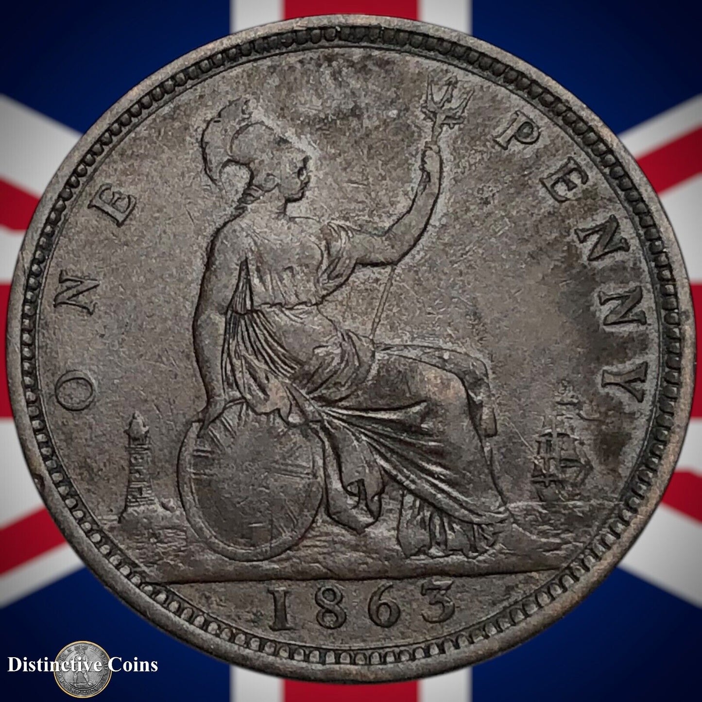Great Britain 1863 Penny 1d GB6251