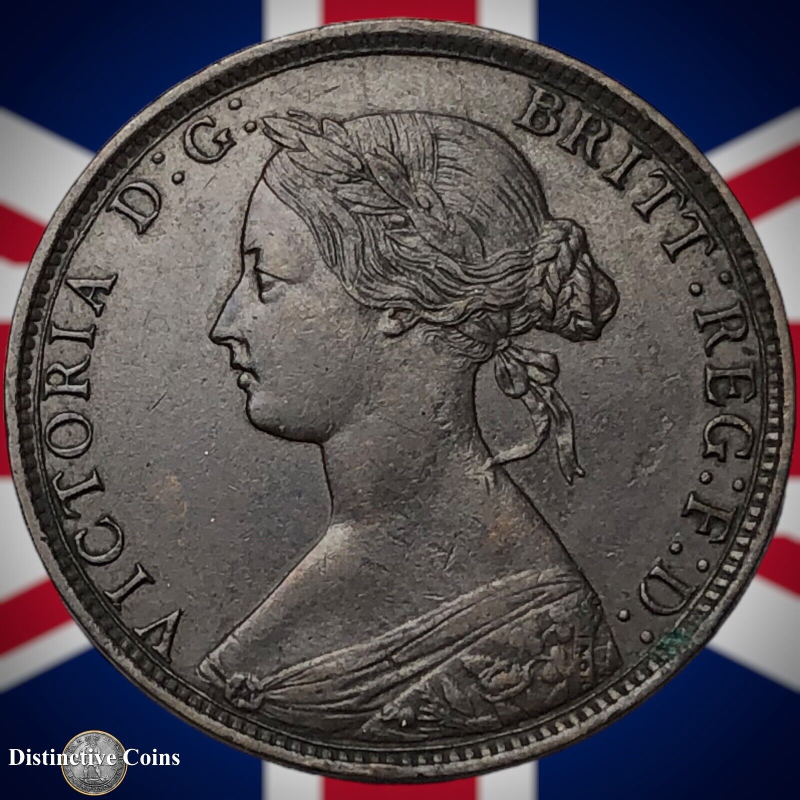 Great Britain 1862 Half Penny 1/2d GB5433