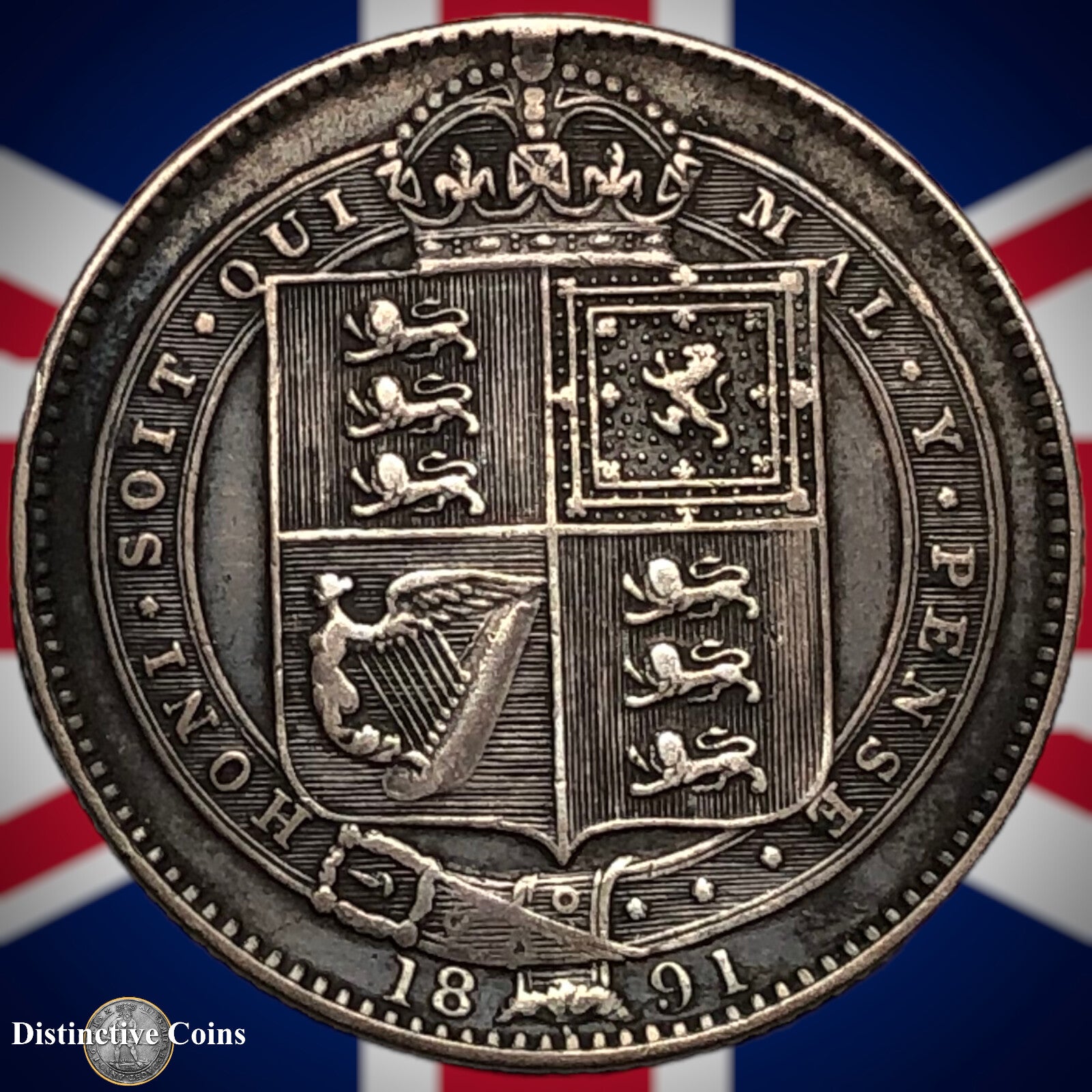 Great Britain 1891 British One Shilling GB0582