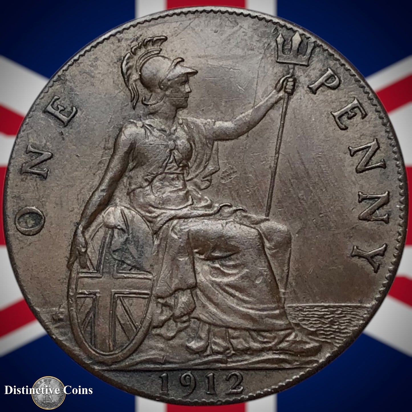 Great Britain 1912 Penny 1d GB6767