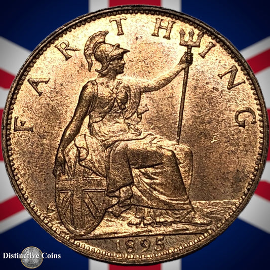 Great Britain 1895 Farthing 1/4d GB4415
