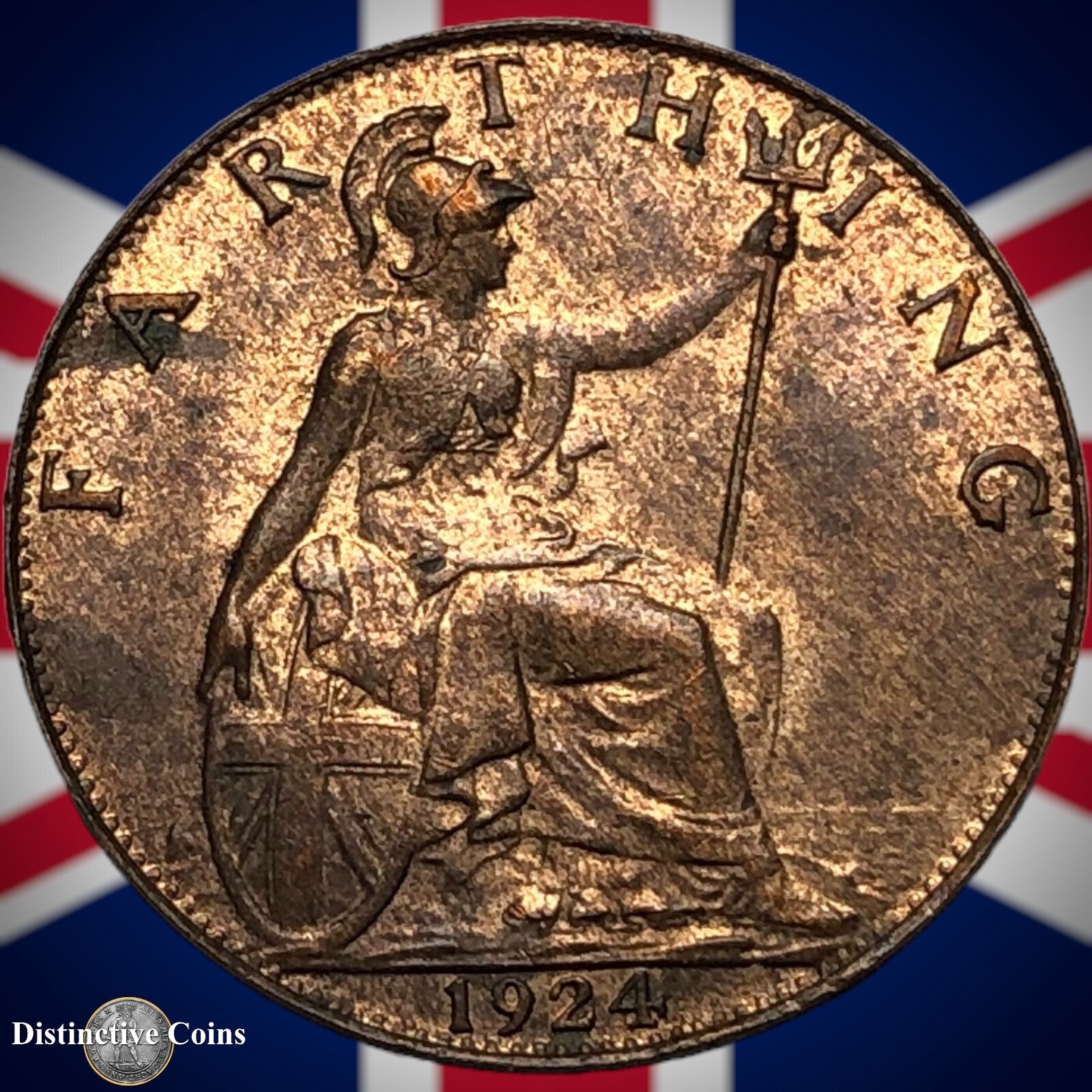 Great Britain 1924 Farthing 1/4d GB4789