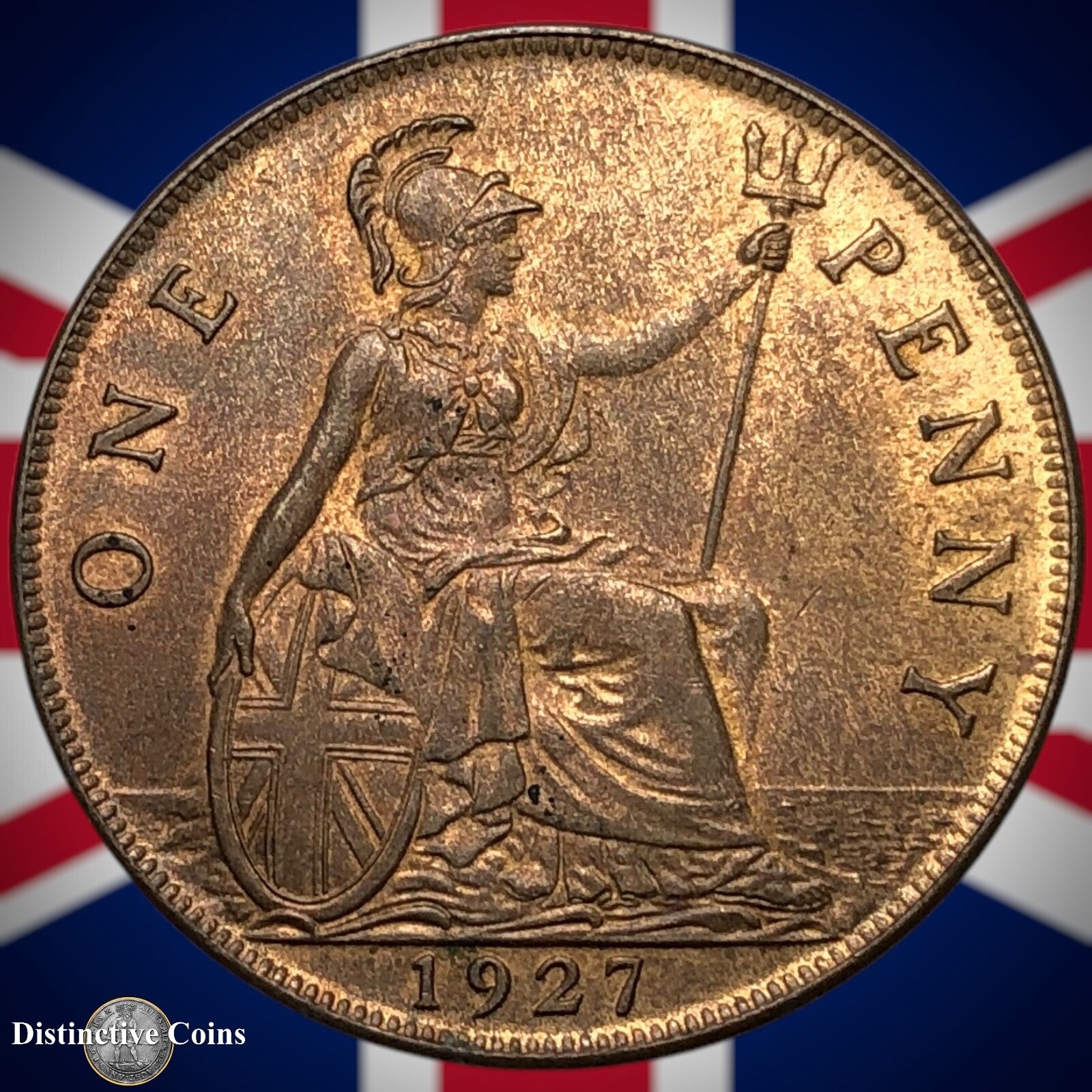Great Britain 1927 Penny 1d GB7071