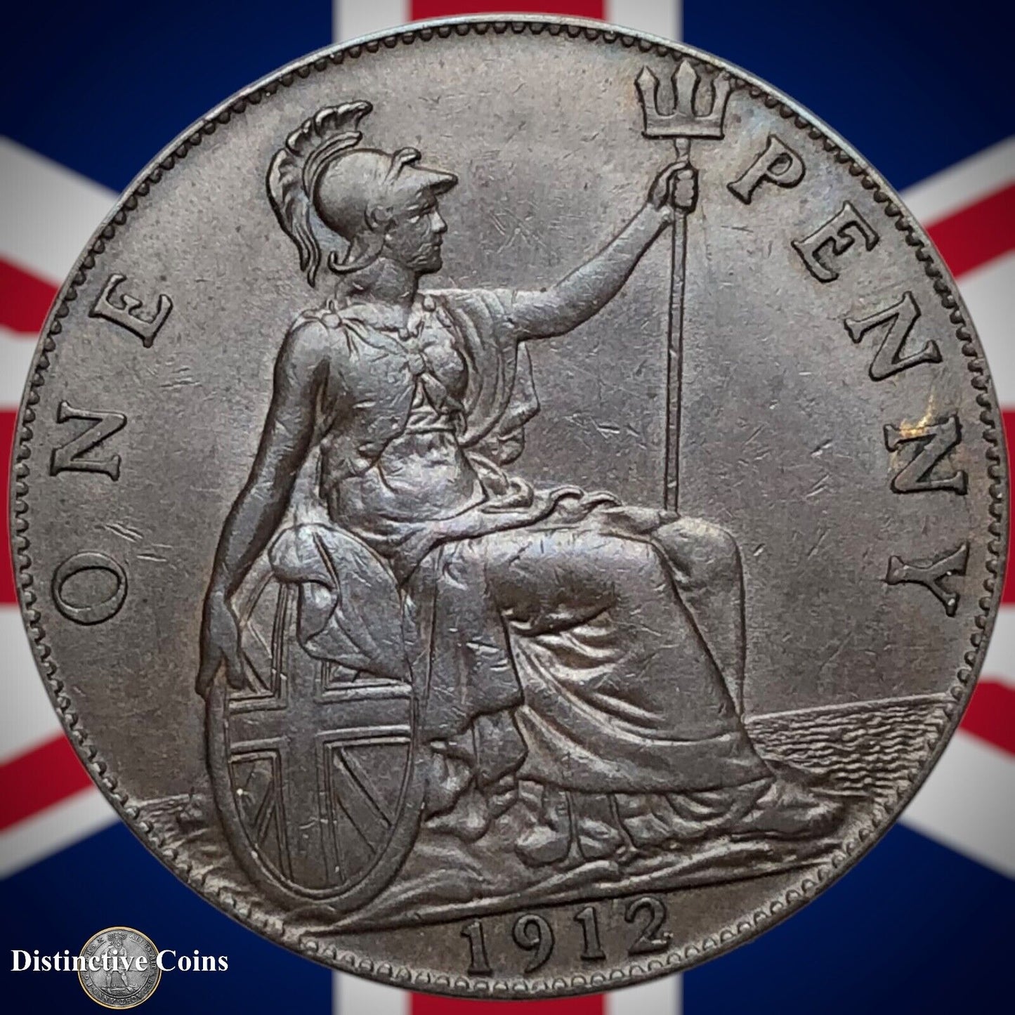 Great Britain 1912 Penny 1d GB6773