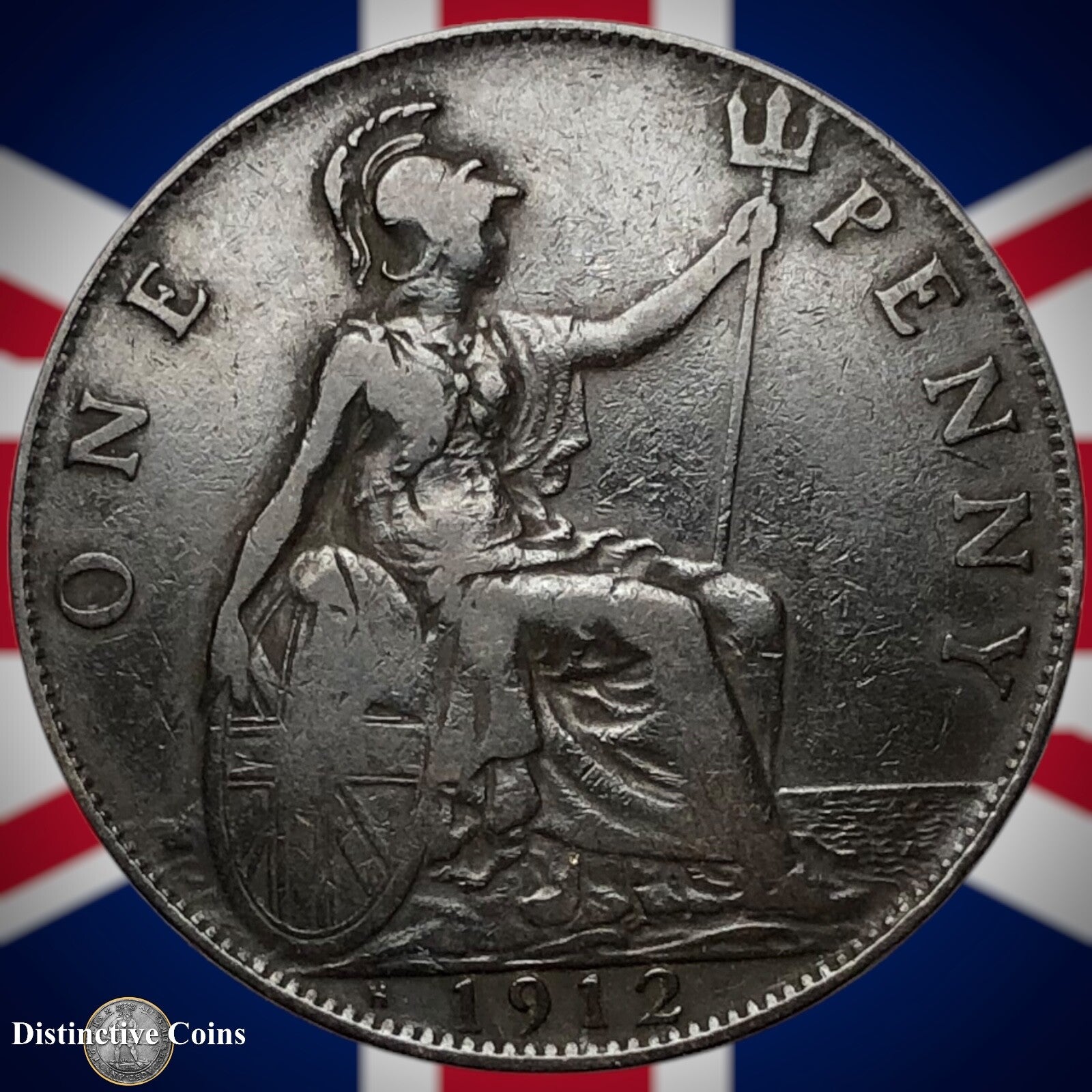 Great Britain 1912 H Penny 1d GB6782