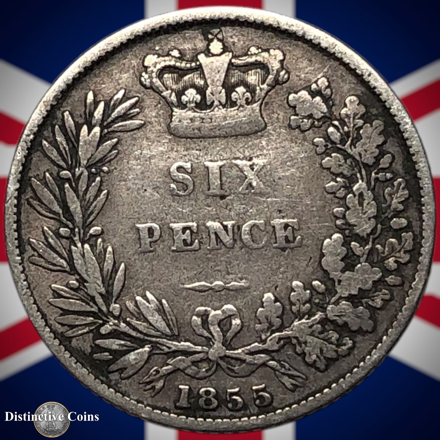 Great Britain 1855 Six Pence 6d GB7385