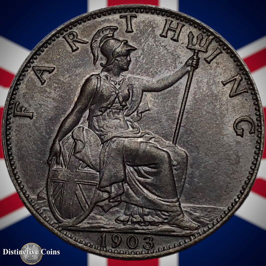 Great Britain 1903 Farthing 1/4d GB4540