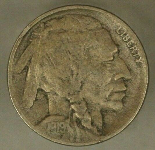 1919 D Buffalo Nickel Circulated Nice