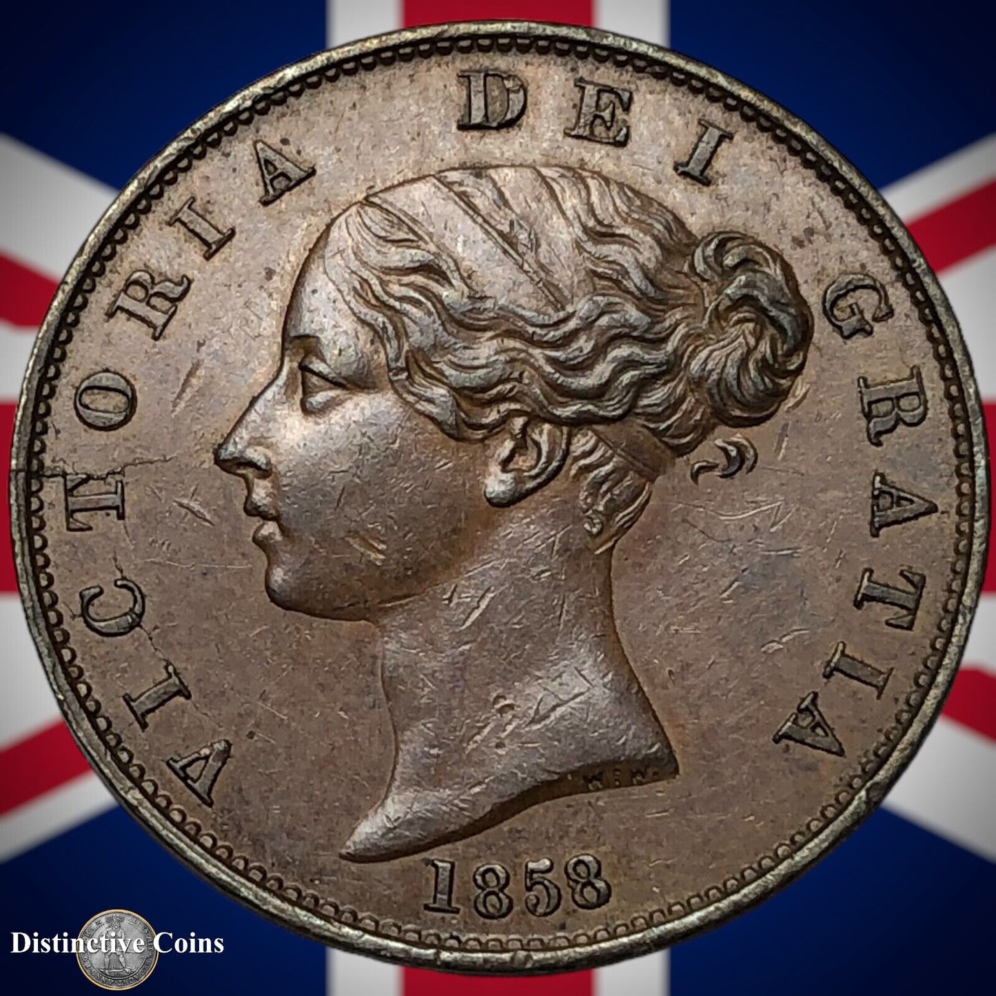 Great Britain 1858/6 Half Penny 1/2d GB5328