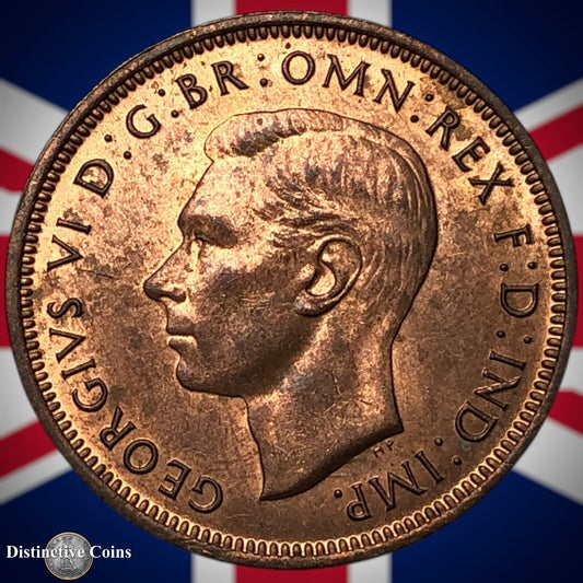 Great Britain 1943 Half Penny 1/2d GB6034