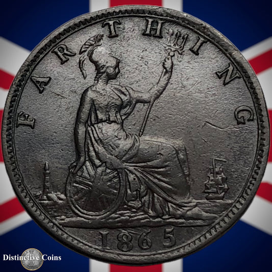 Great Britain 1865/2 Farthing 1/4d GB3547