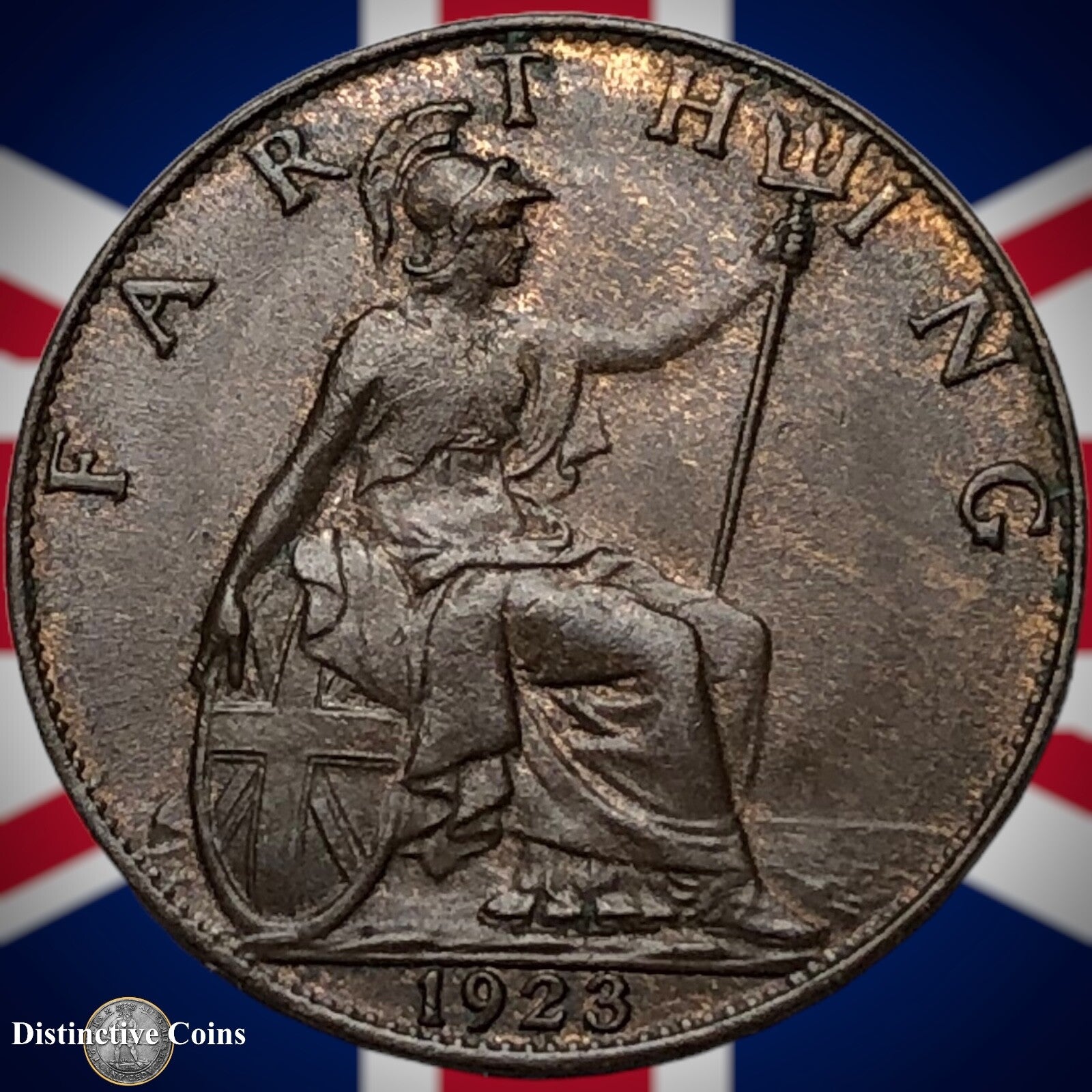 Great Britain 1923 Farthing 1/4d GB4777