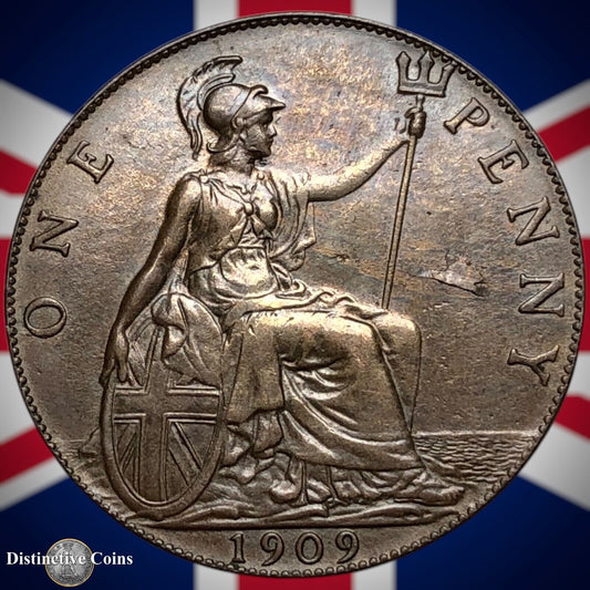 Great Britain 1909 Penny 1d GB6713