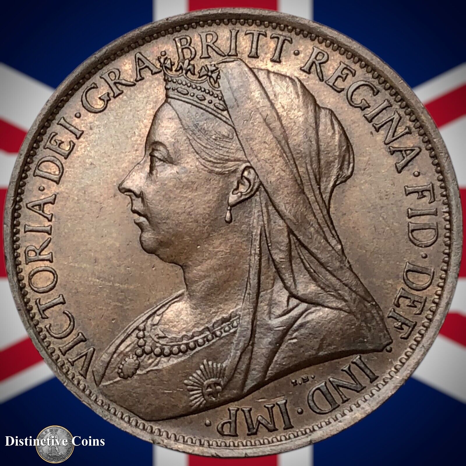 Great Britain 1901 Penny 1d GB6663