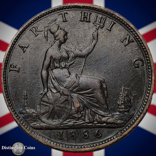 Great Britain 1886 Farthing 1/4d GB4194
