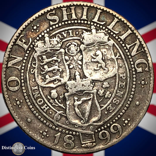 Great Britain 1899 British One Shilling GB0694