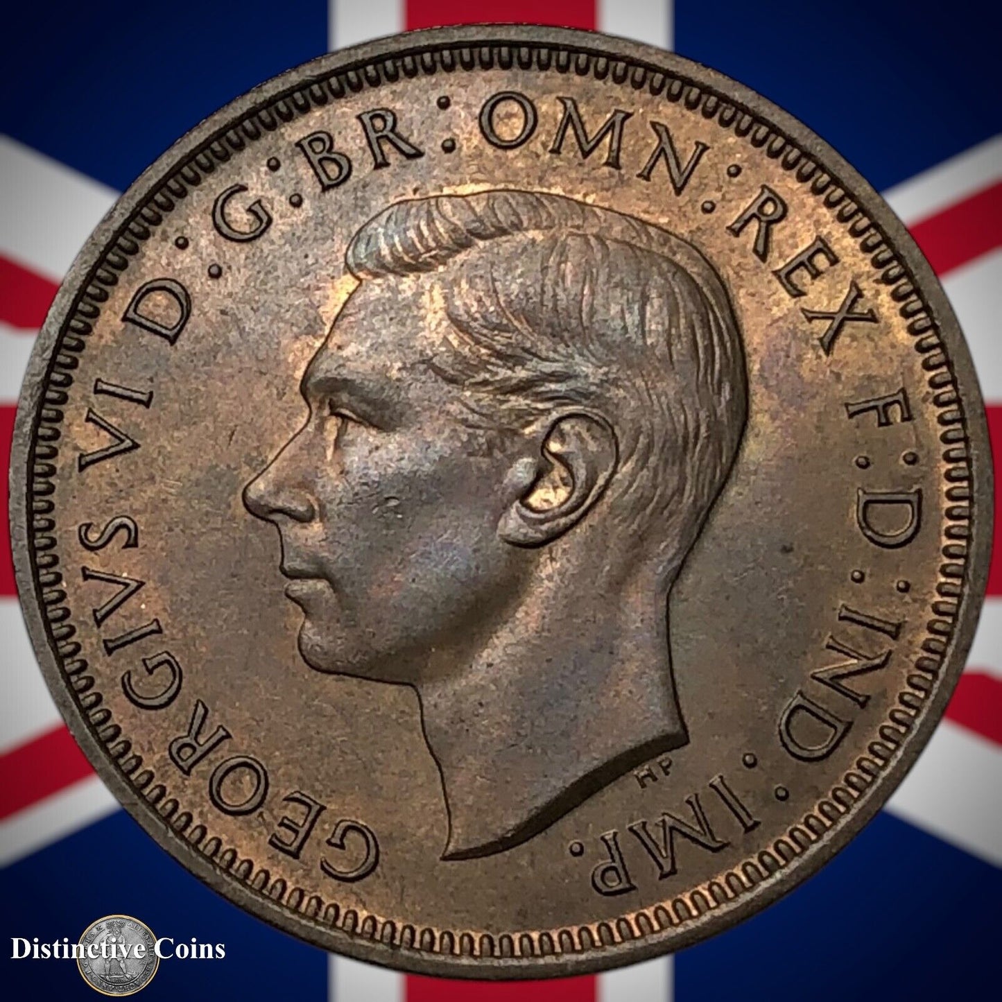 Great Britain 1938 Half Penny 1/2d GB6010