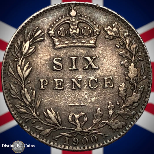 Great Britain 1900 Six Pence GB1474