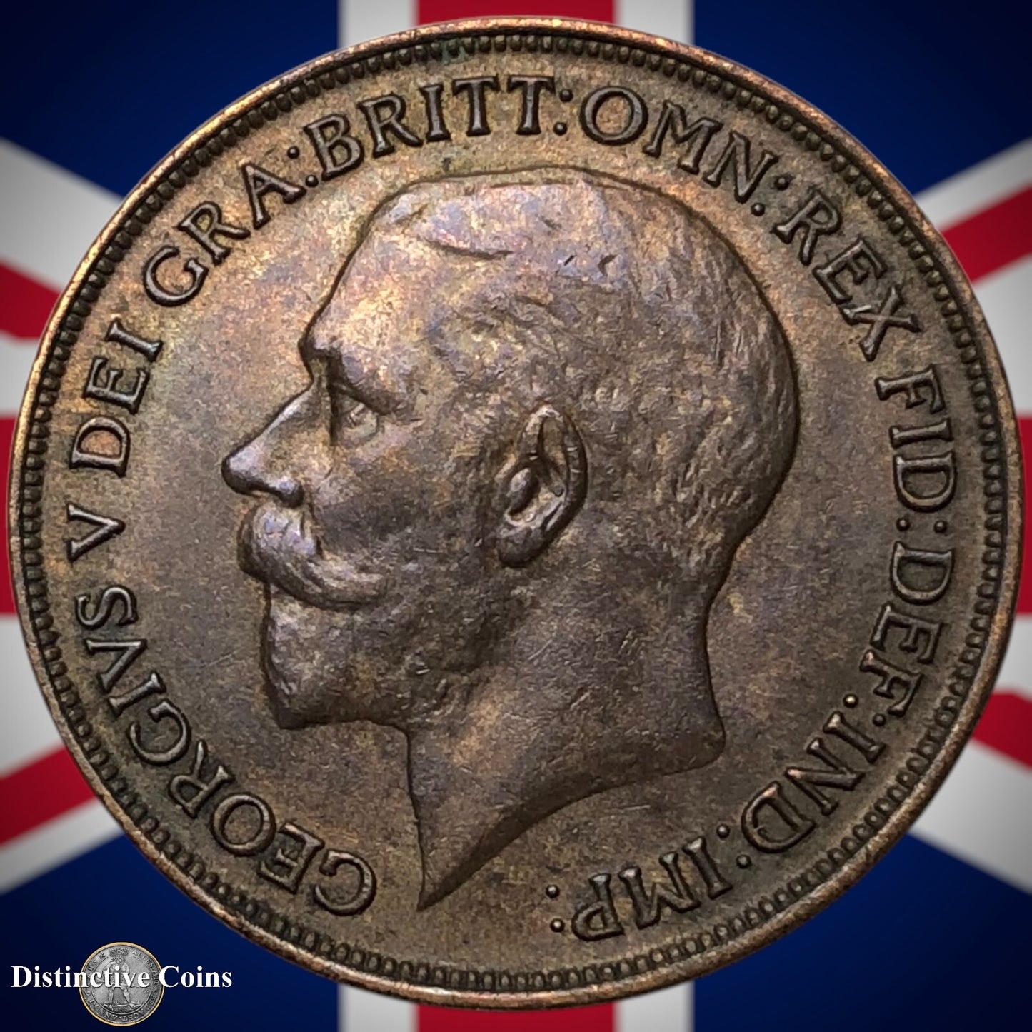 Great Britain 1918 Penny 1d GB6871