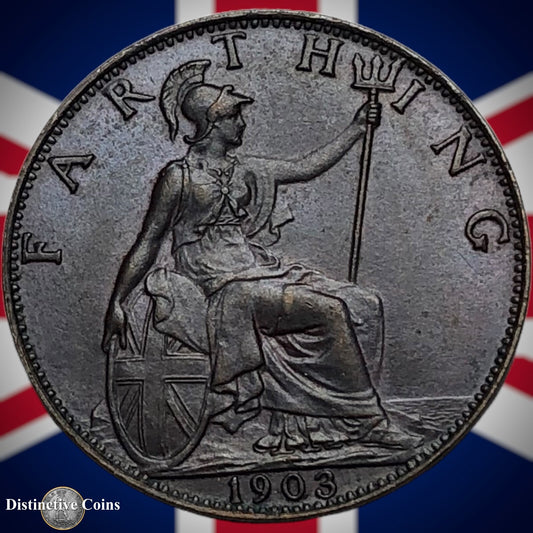 Great Britain 1903 Farthing 1/4d GB4541
