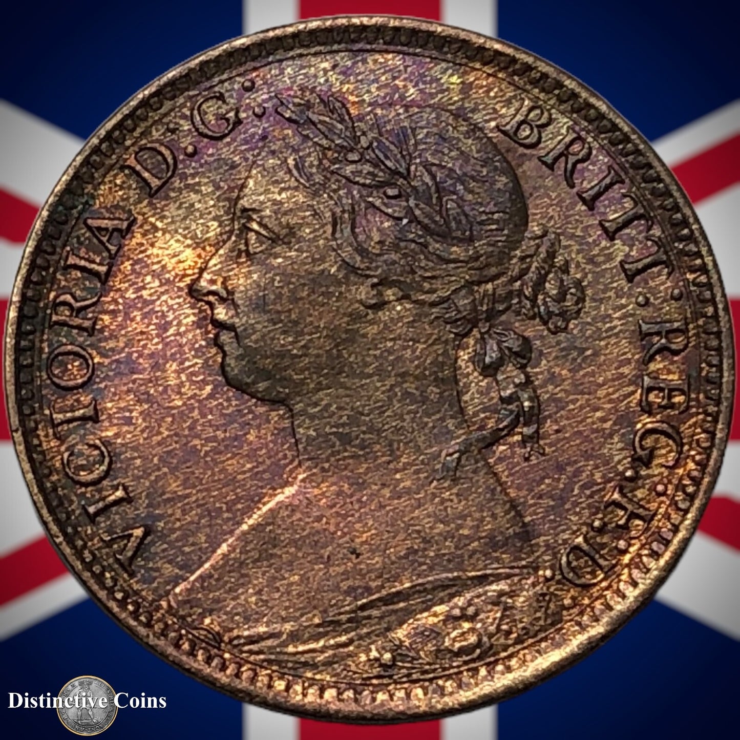 Great Britain 1886 Farthing 1/4d GB4232