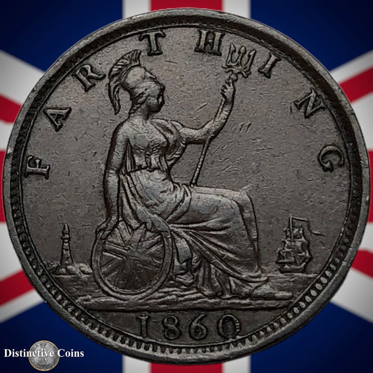 Great Britain 1860 Farthing 1/4d GB3480