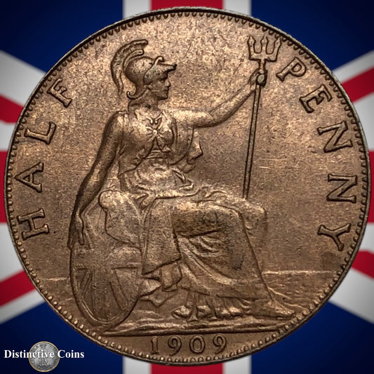 Great Britain 1908 Half Penny 1/2d GB5823