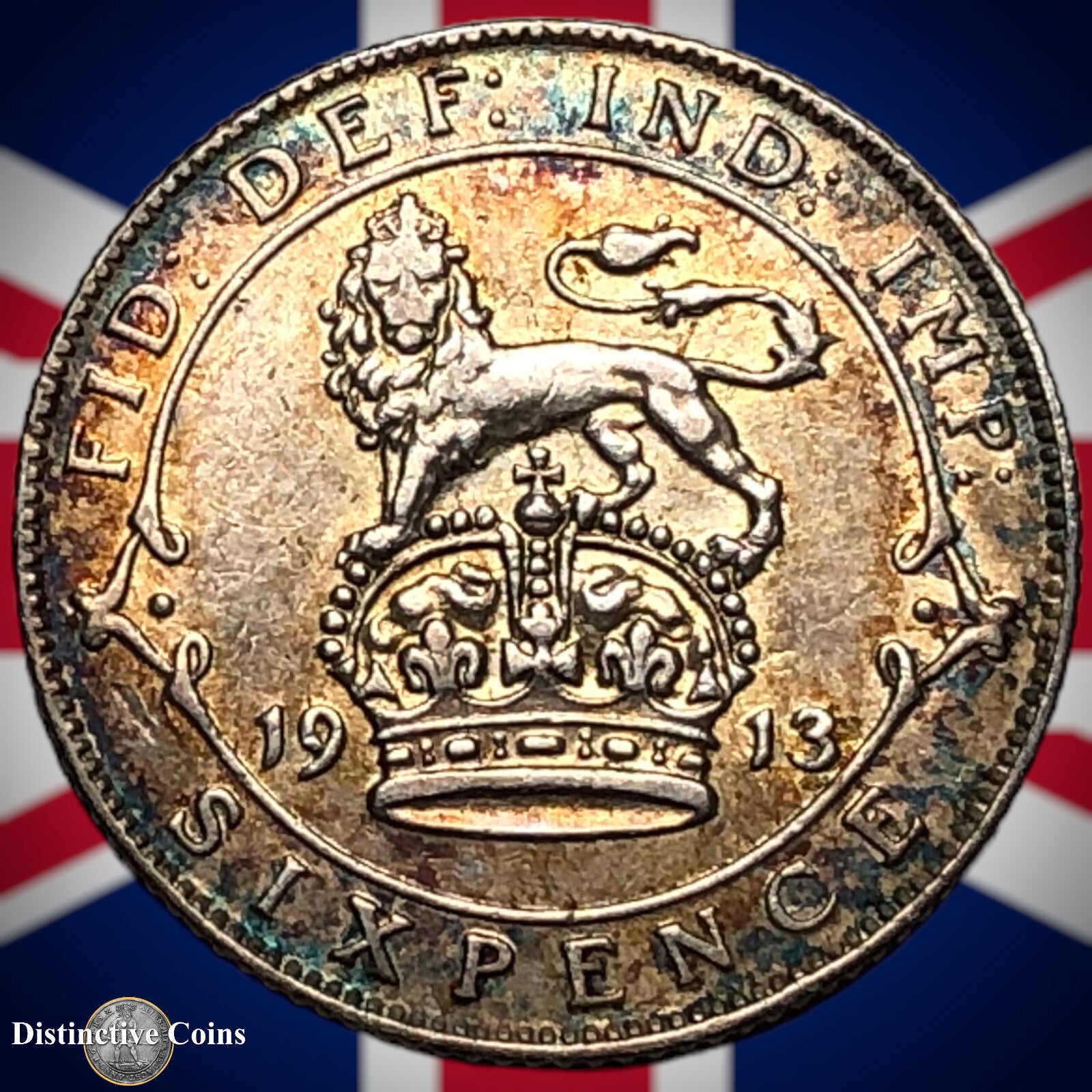 Great Britain 1913 Six Pence GB1573