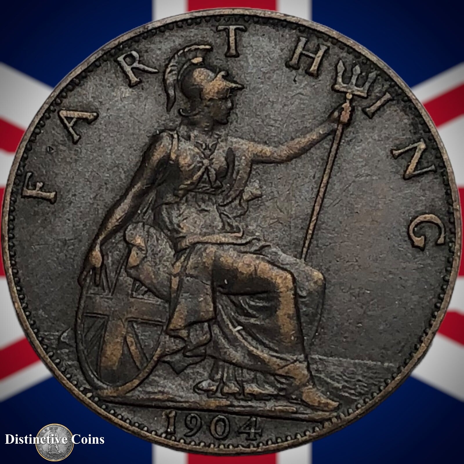 Great Britain 1904 Farthing 1/4d GB4547