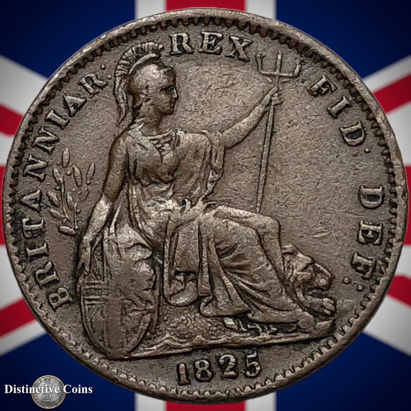 Great Britain 1825 Farthing 1/4d GB3282