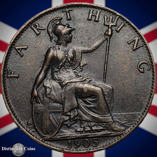 Great Britain 1905 Farthing 1/4d GB4569