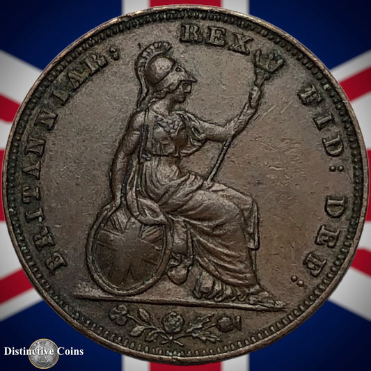 Great Britain 1835 Farthing 1/4d GB3381