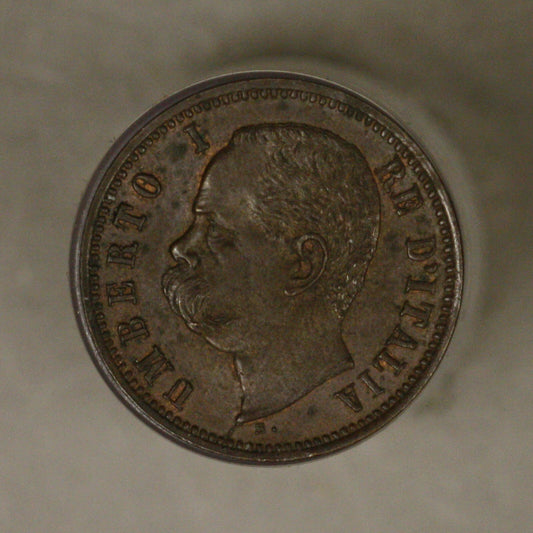 Italy 1897 2 Centesimi UNC
