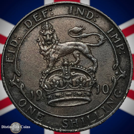 Great Britain 1910 British One Shilling GB0876