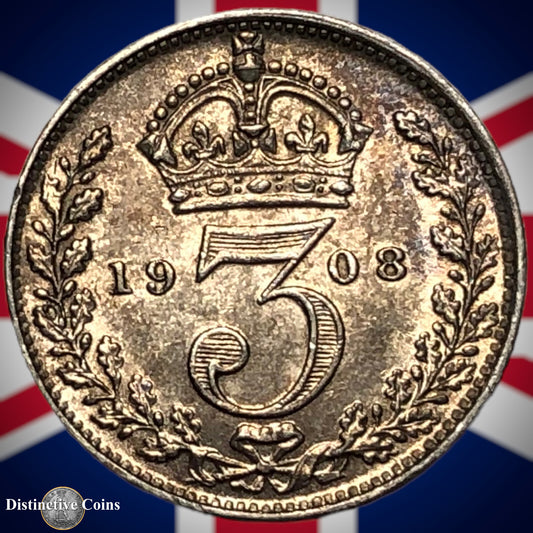 Great Britain 1908 Three Pence GB2119