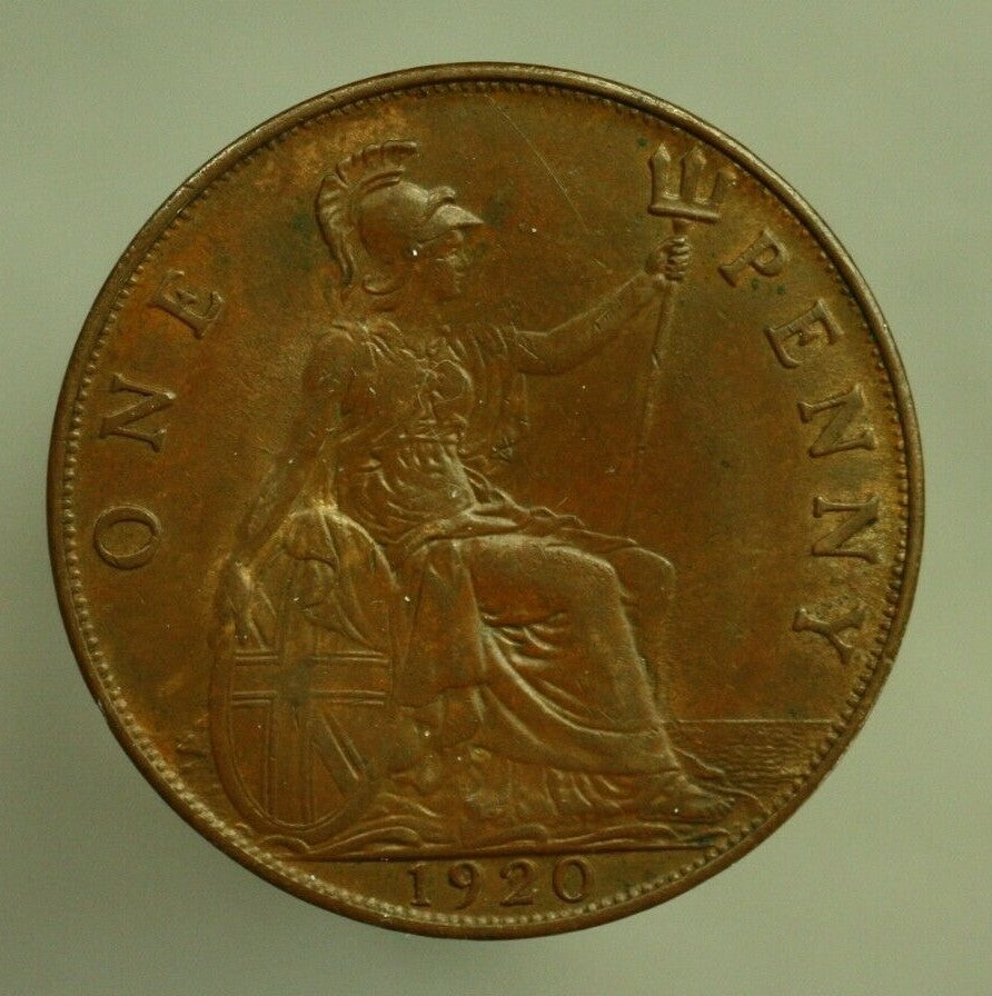 Great Britain 1920 1 Penny AU A349