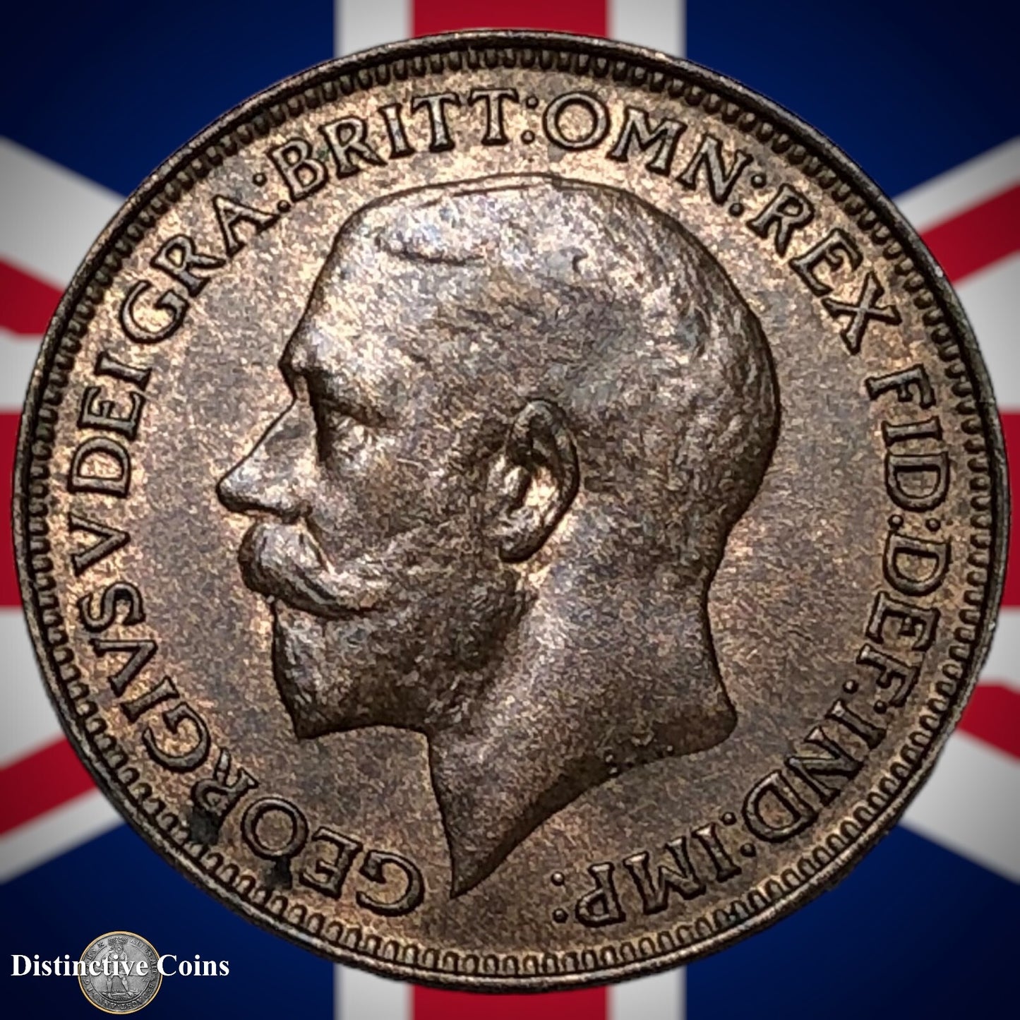 Great Britain 1924 Farthing 1/4d GB4801