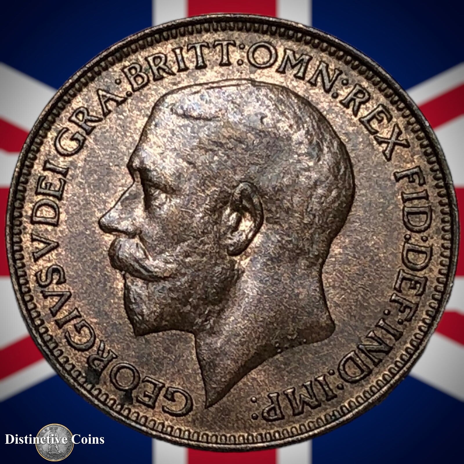 Great Britain 1924 Farthing 1/4d GB4801