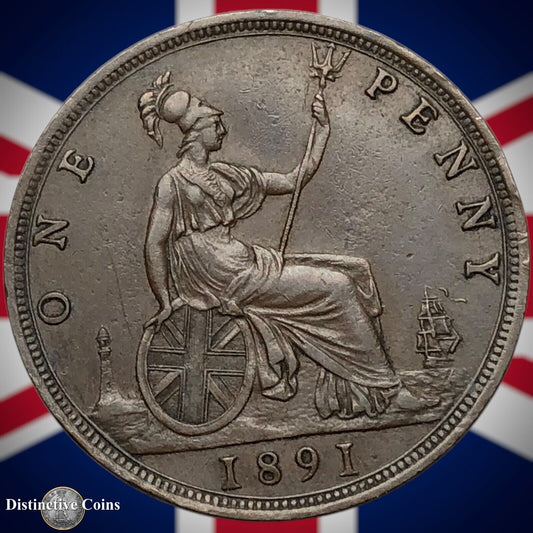 Great Britain 1891 Penny 1d GB6534